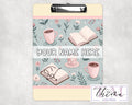 Books & Coffee 1 Clipboard