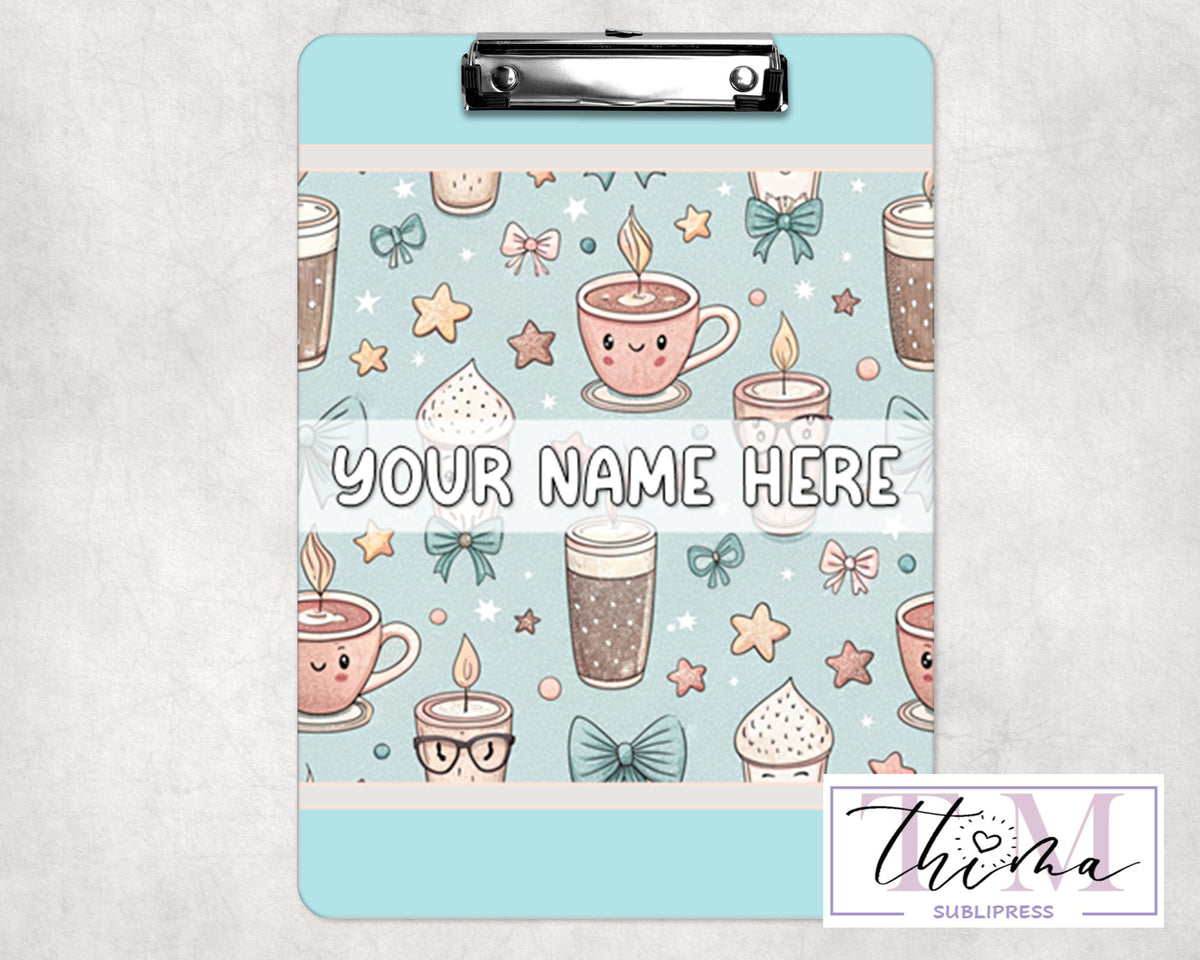 Bows & Candles Clipboard