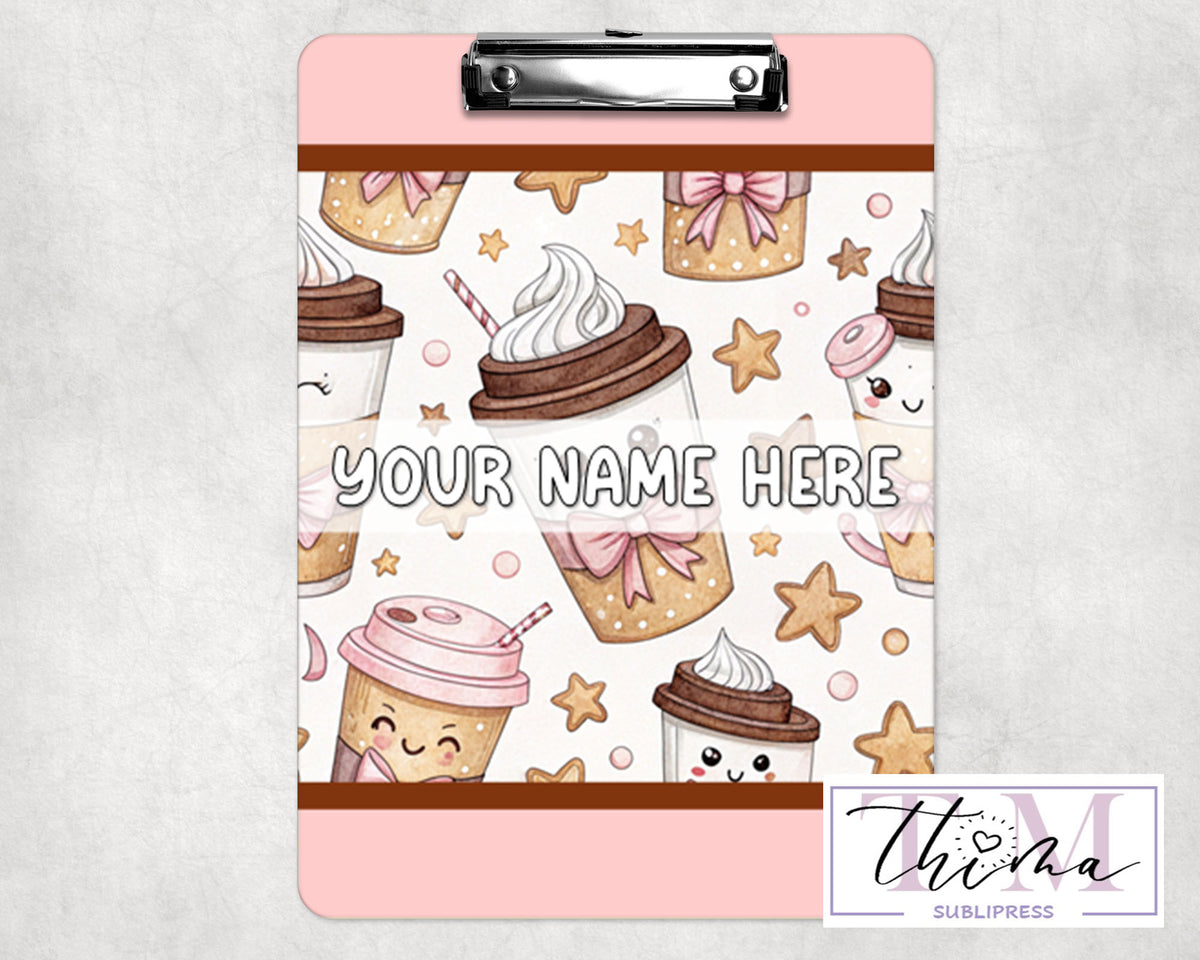 Coffee & Stars Clipboard
