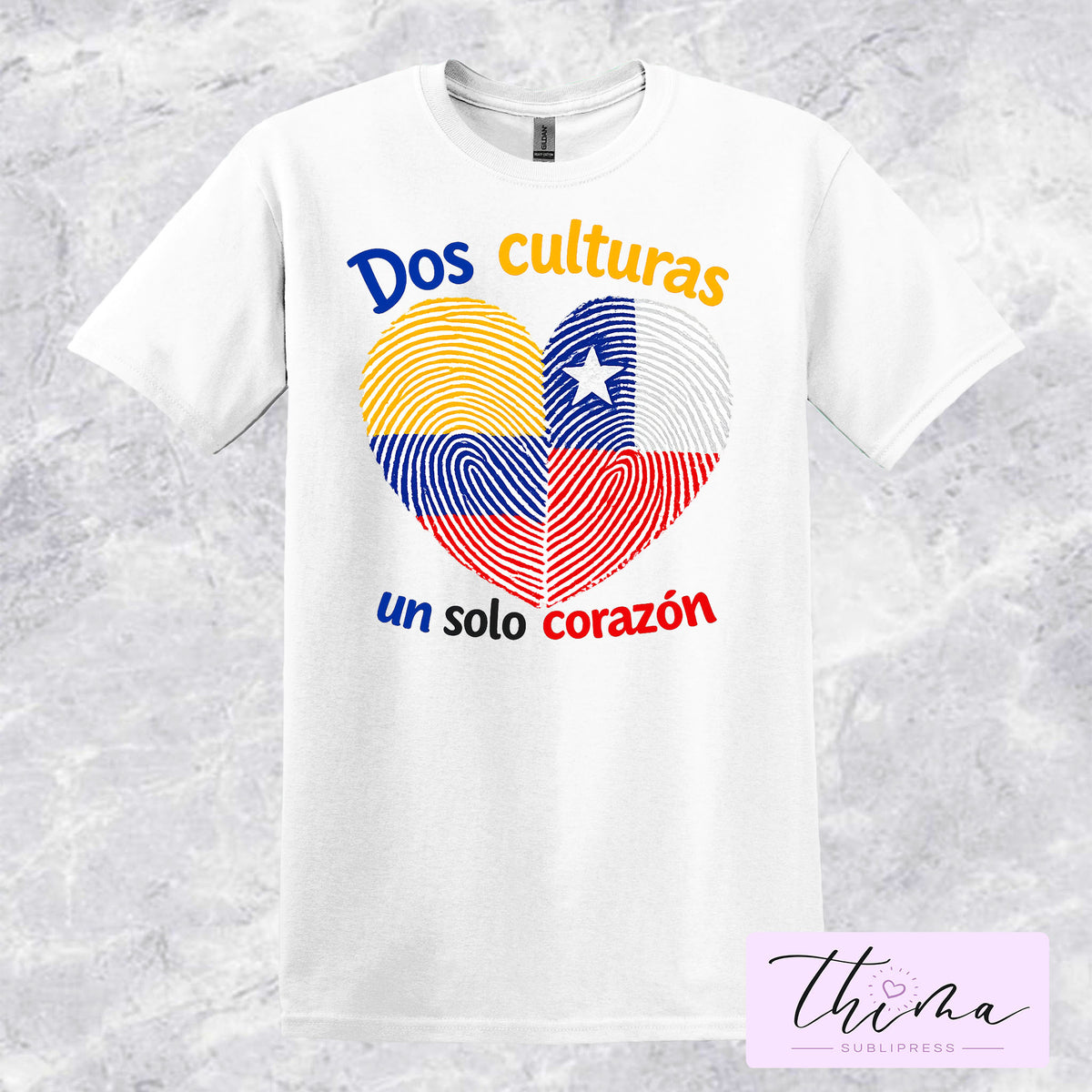 Dos Culturas -Colombia & Chile T-shirt
