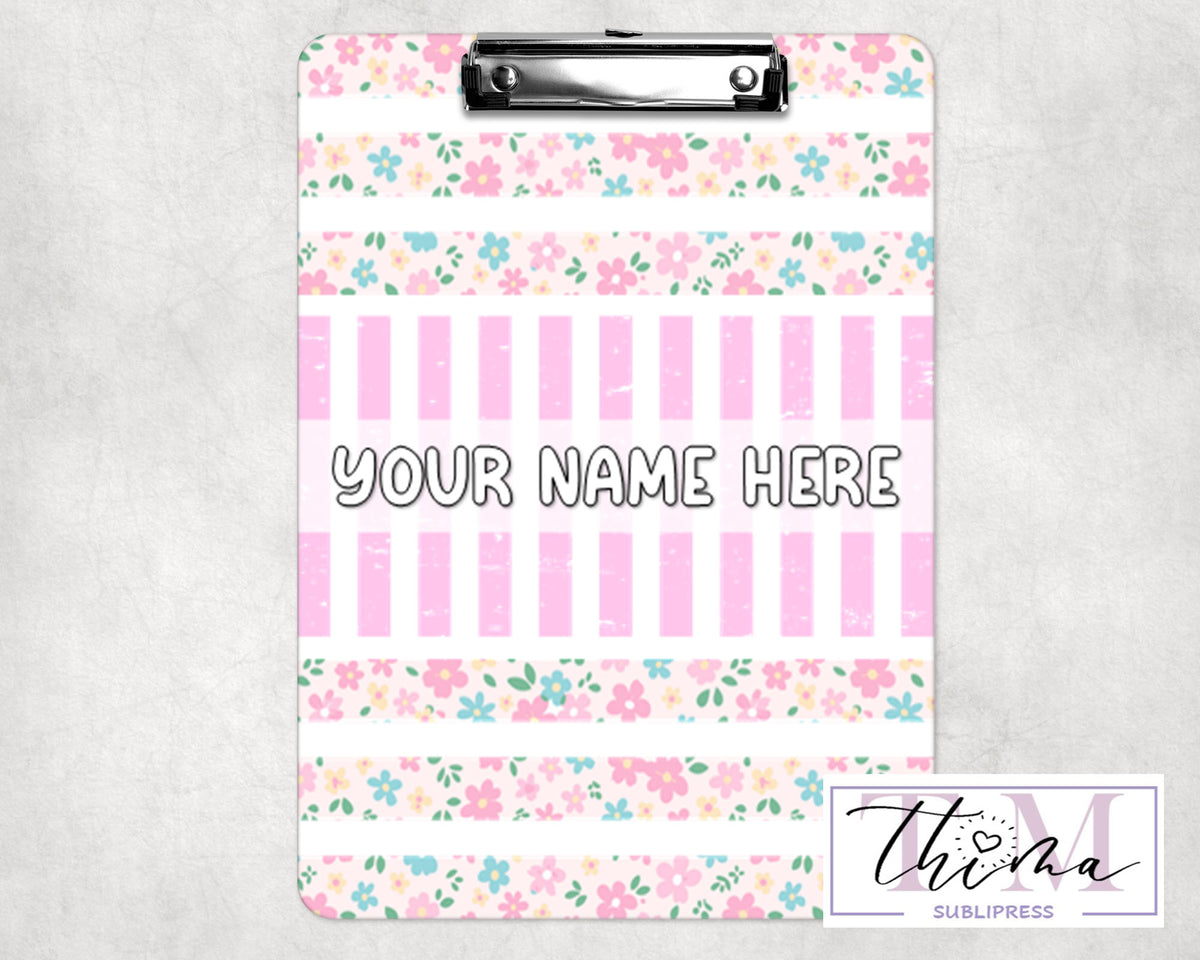 Floral Clipboard