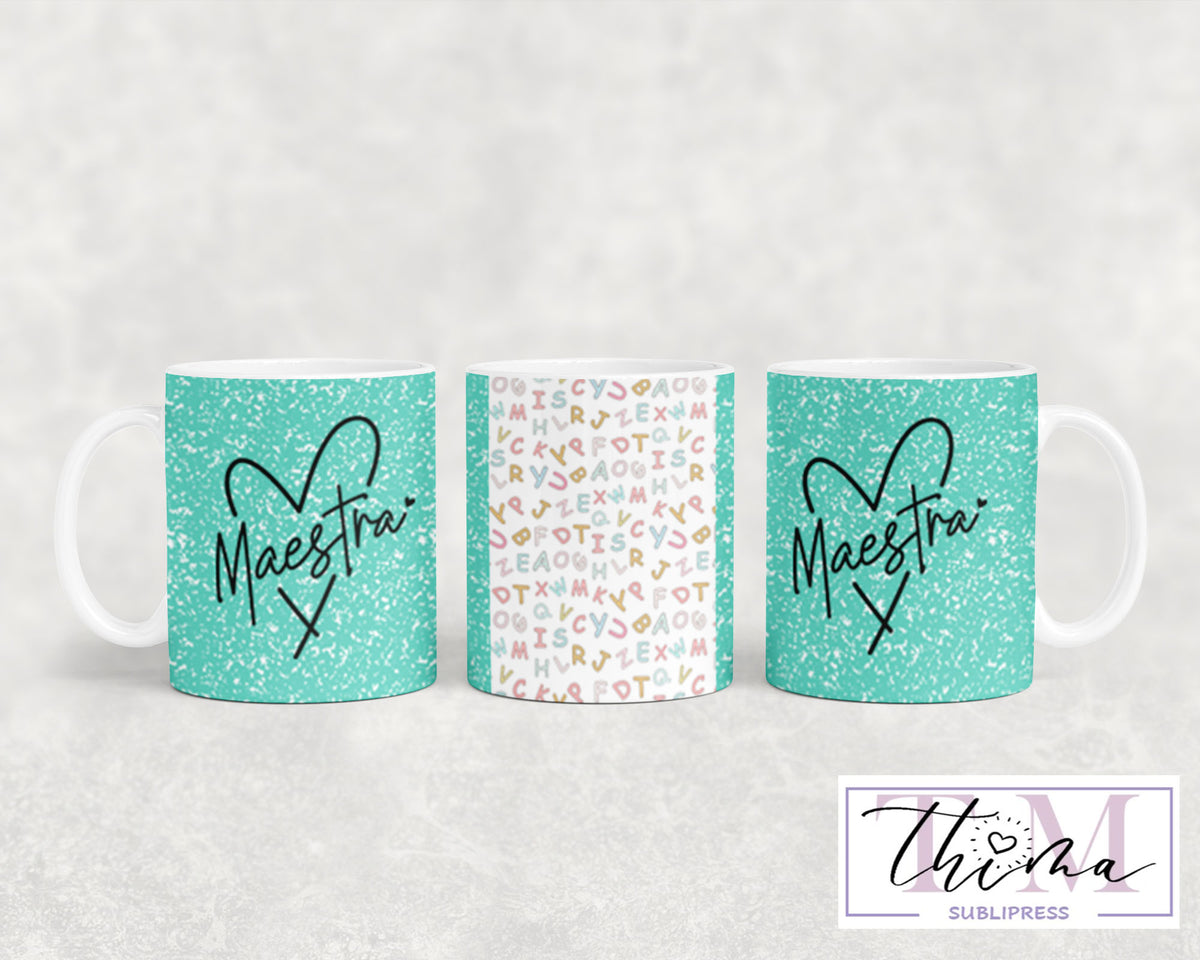 Maestra Heart Mug
