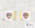 Maestra Pencils Heart Mug