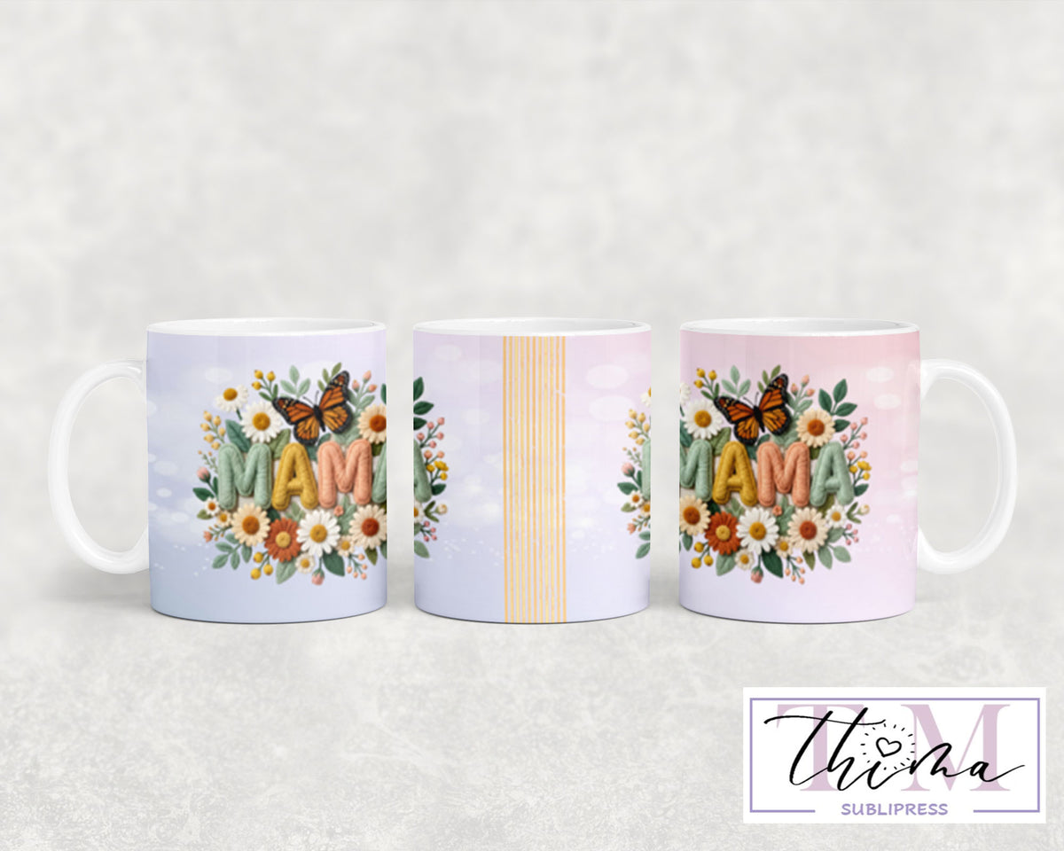 Mama Floral Mug