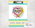 Maestra Pencils Heart Clipboard