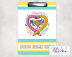 Maestra Pencils Heart Clipboard