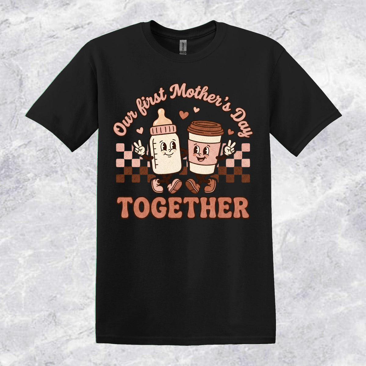 Our First Mother's Day Milk & Coffee T-shirt