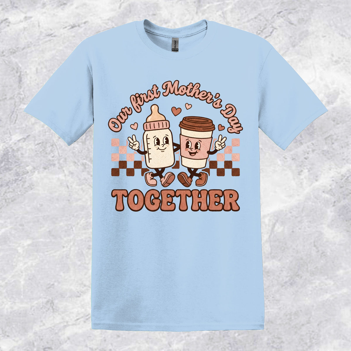 Our First Mother's Day Milk & Coffee T-shirt