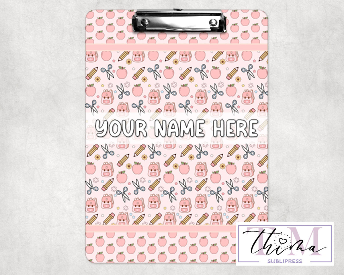 Pink Apples Clipboard